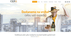 Desktop Screenshot of ce-pa.cz